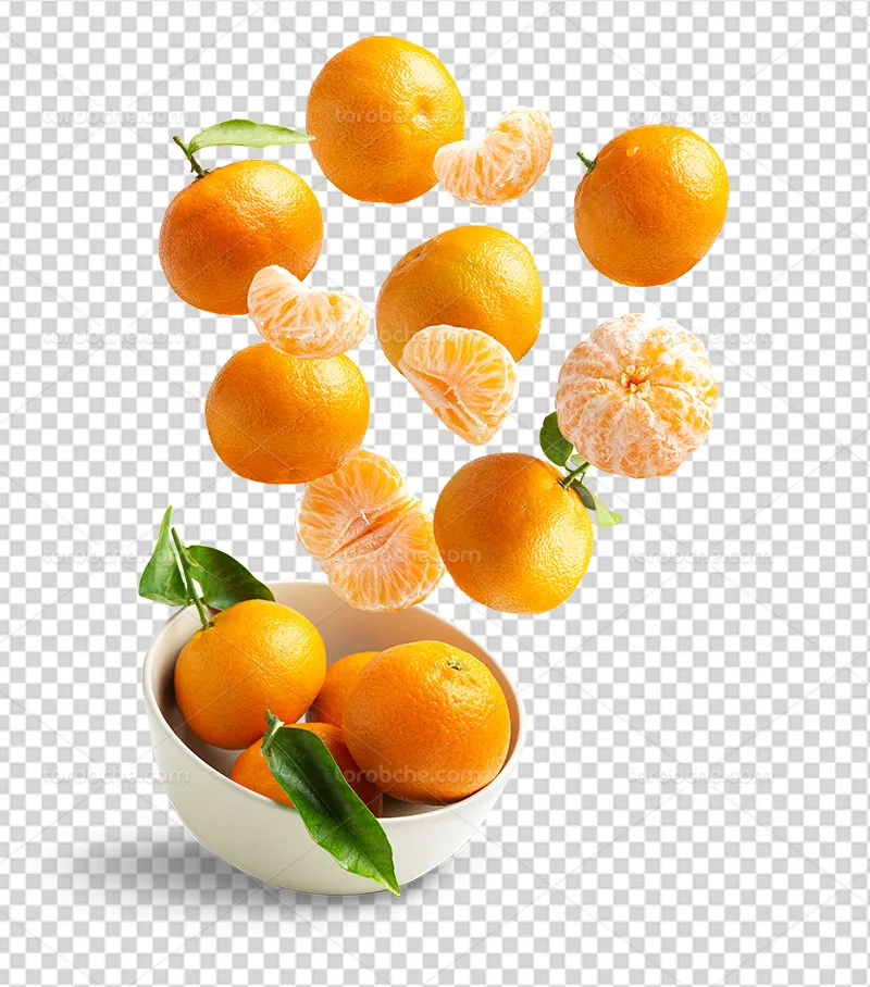 عکس PNG نارنگی تازه