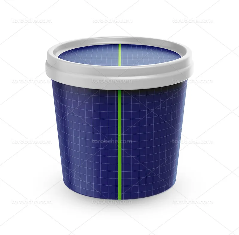 موکاپ PSD سطل ماست