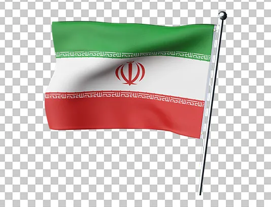 عکس پرچم سه رنگ ایران PNG