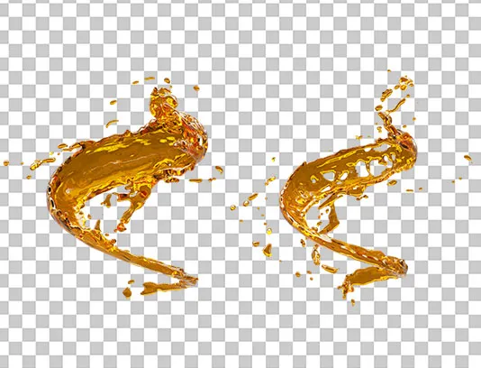 عکس اسپلش روغن PNG