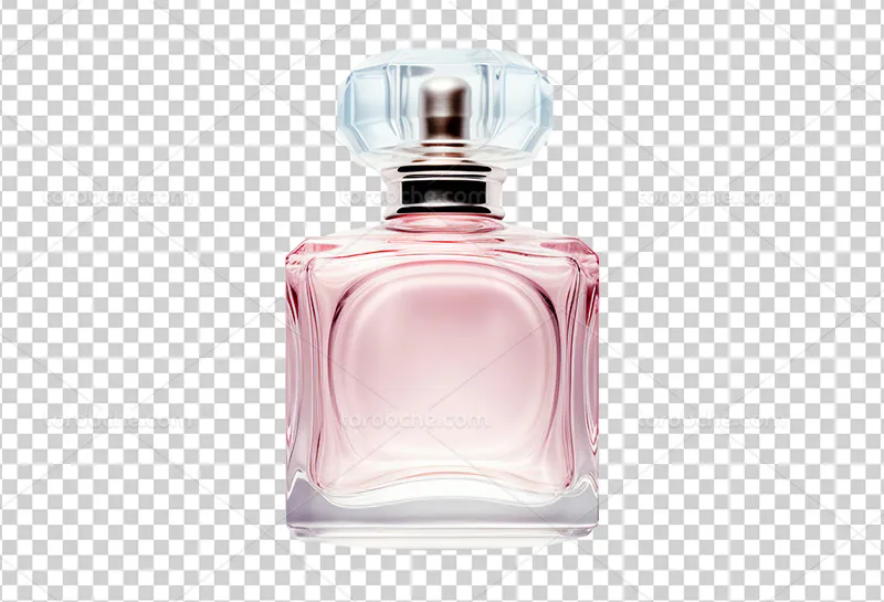 عکس شیشه عطر صورتی PNG