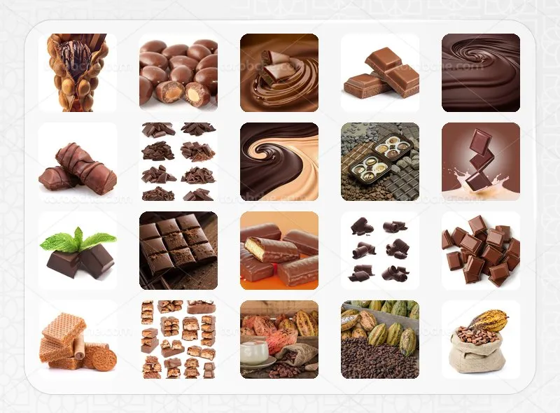 مجموعه 80 عکس شکلات و تنقلات