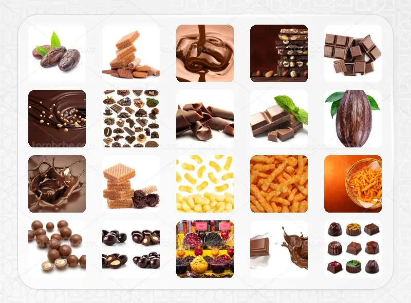 مجموعه 80 عکس شکلات و تنقلات