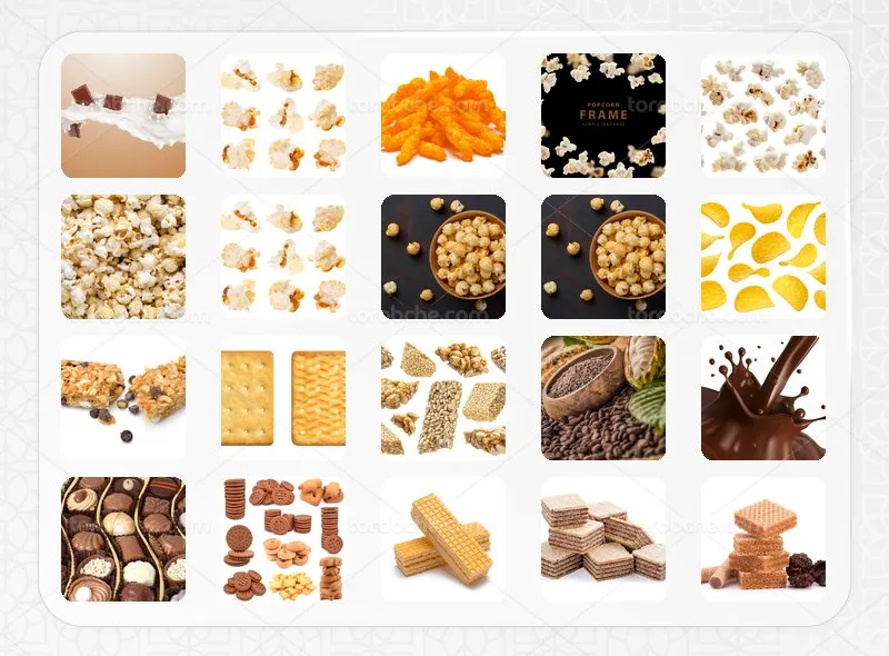 مجموعه 80 عکس شکلات و تنقلات