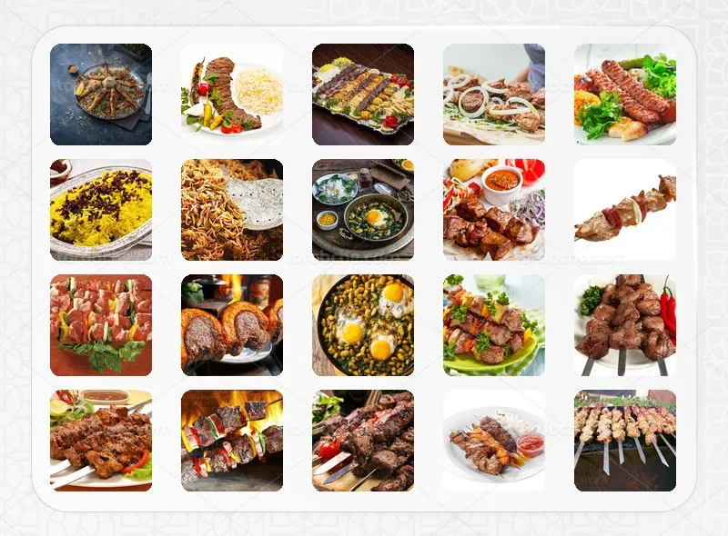 مجموعه 100 عکس غذاهای ایرانی با کیفیت بالا | سری 1