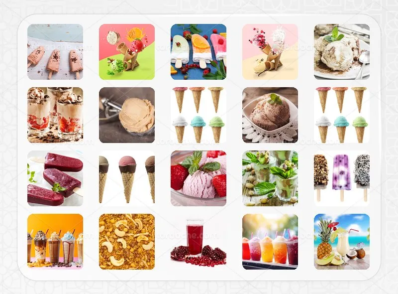 مجموعه 170 عکس آبمیوه و بستنی با کیفیت بالا