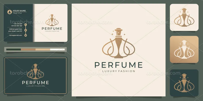 وکتور طرح لوگو عطر و ادکلن