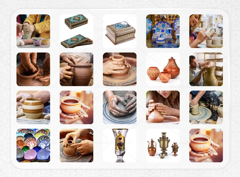 مجموعه 30 عکس صنایع دستی با کیفیت بالا