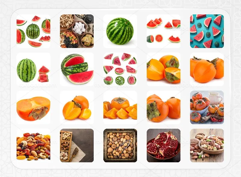مجموعه 80 عکس یلدا با کیفیت بالا برای طراحی