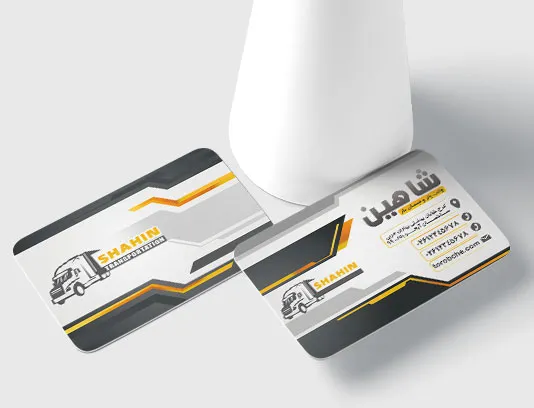 طرح لایه باز کارت ویزیت باربری