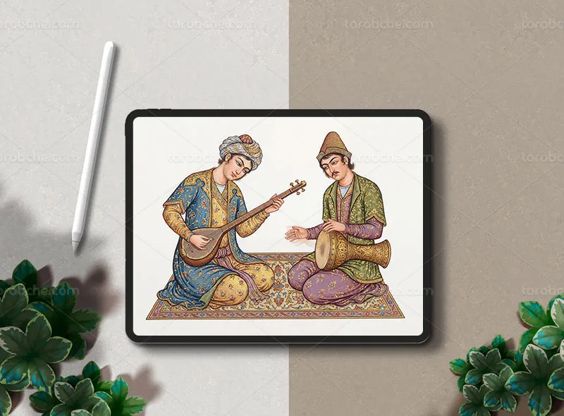 نقاشی دیجیتال مینیاتوری