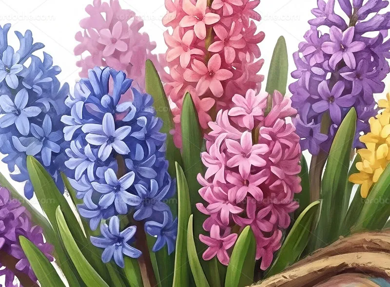 نقاشی دیجیتال کاراکتر عمو نوروز و سنبل