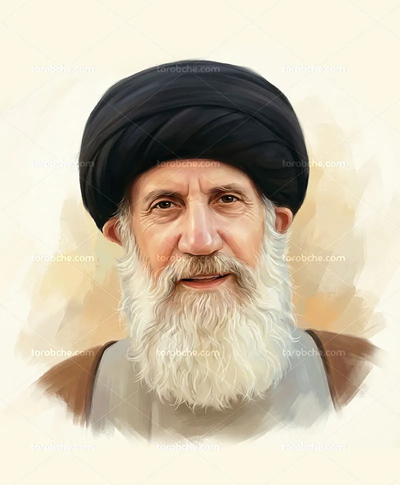 فایل نقاشی آیت الله فاطمی نیا