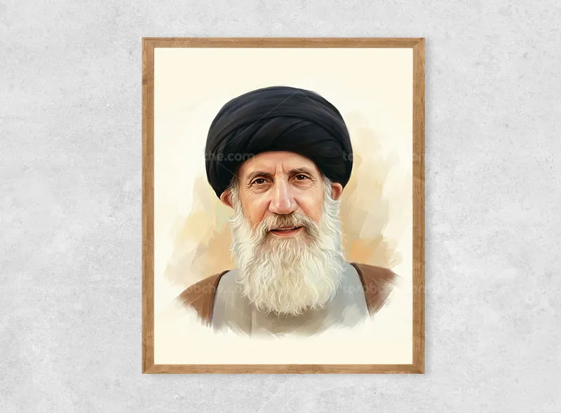 فایل نقاشی آیت الله فاطمی نیا