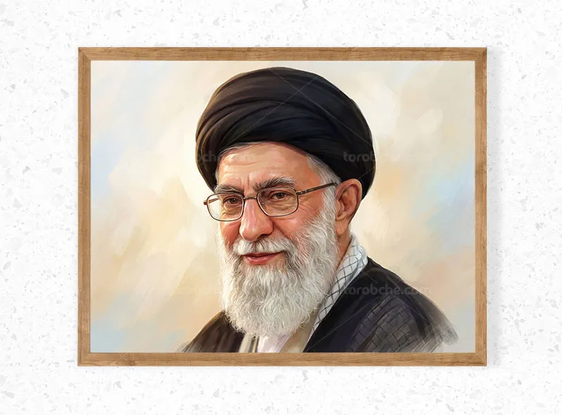 پرتره دیجیتال شهید سید علی خامنه ای (ره)