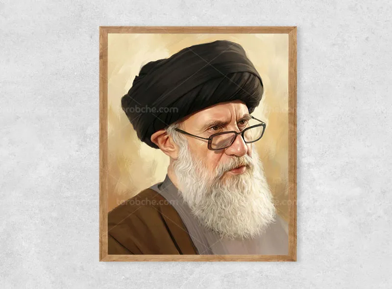 فایل نقاشی دیجیتال آیت الله فاطمی نیا