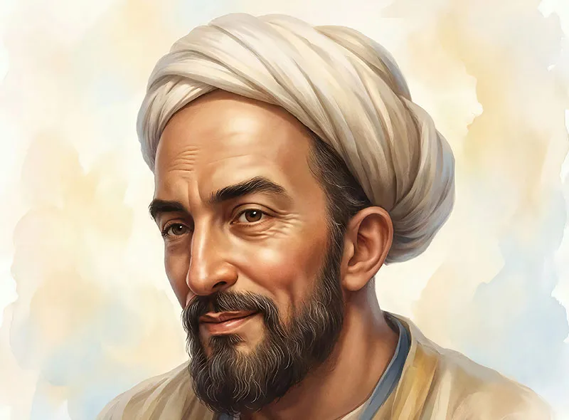 نقاشی سعدی شیرازی
