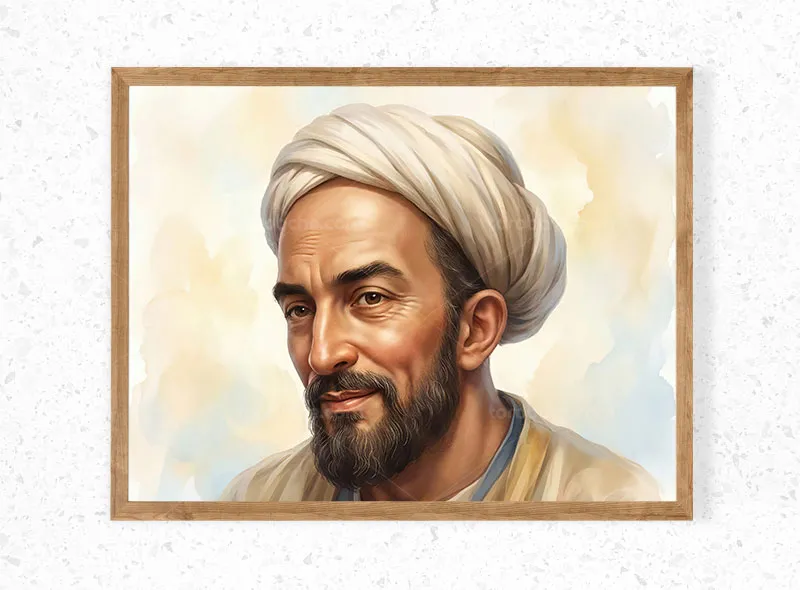 نقاشی سعدی شیرازی