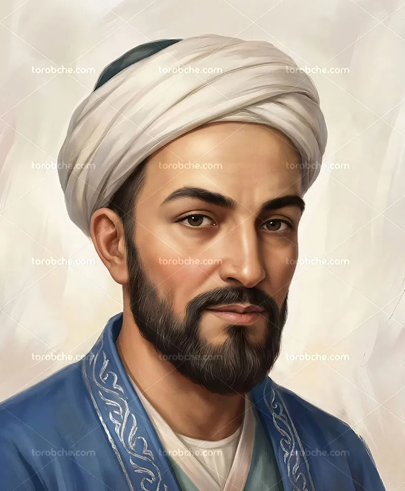 نقاشی دیجیتال سعدی