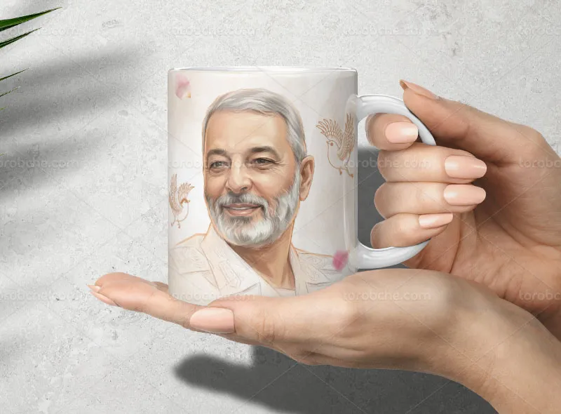 طرح ماگ شهید عبدالرحیم موسوی رایگان