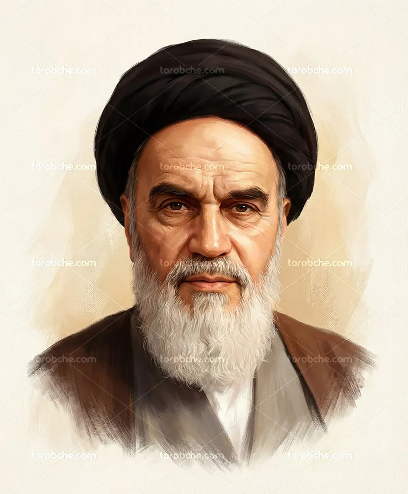 نقاشی حضرت امام خمینی (ره)
