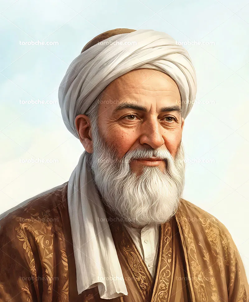 نقاشی حکیم ابوالقاسم فردوسی