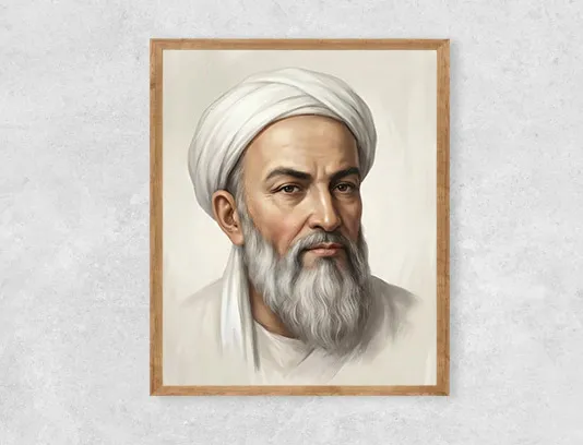 نقاشی دیجیتال ابوریحان بیرونی