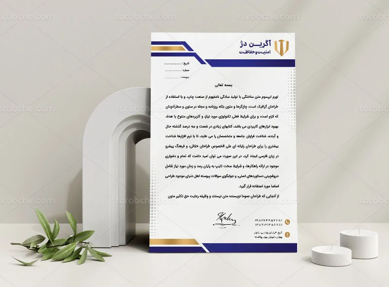 سربرگ شرکت بادیگارد