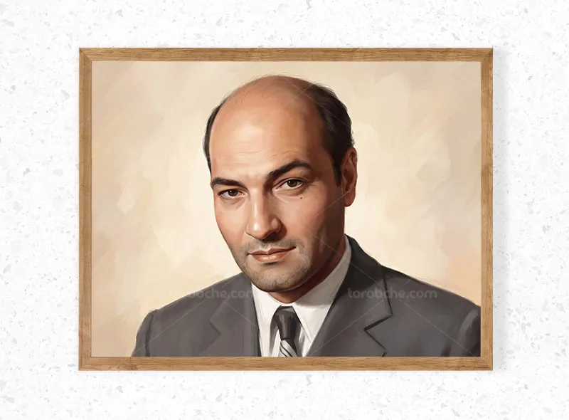نقاشی دیجیتال دکتر علی شریعتی