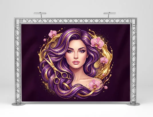 طرح پوستر دیواری برای سالن زیبایی