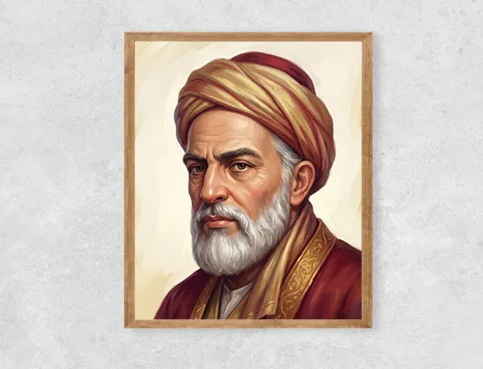 نقاشی دیجیتال شیخ بهایی