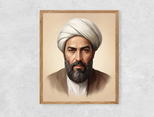 طرح نقاشی دیجیتال شیخ بهایی