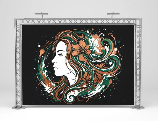 طرح بنر انتزاعی سالن زیبایی