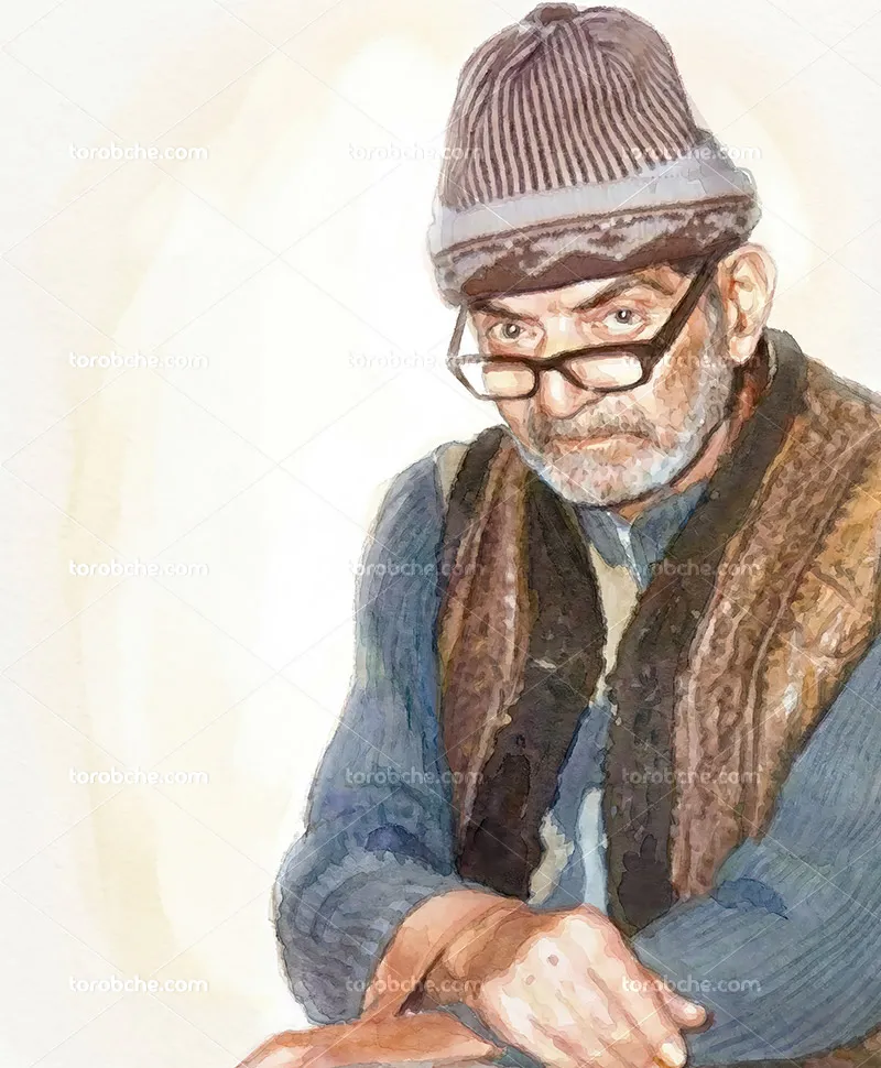 طرح نقاشی دیجیتال سیّد محمّدحسین بهجت تبریزی