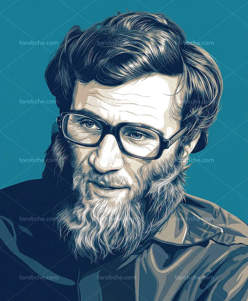 نقاشی دیجیتال شهید بروجردی