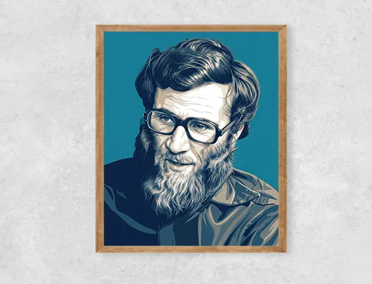 نقاشی دیجیتال شهید بروجردی